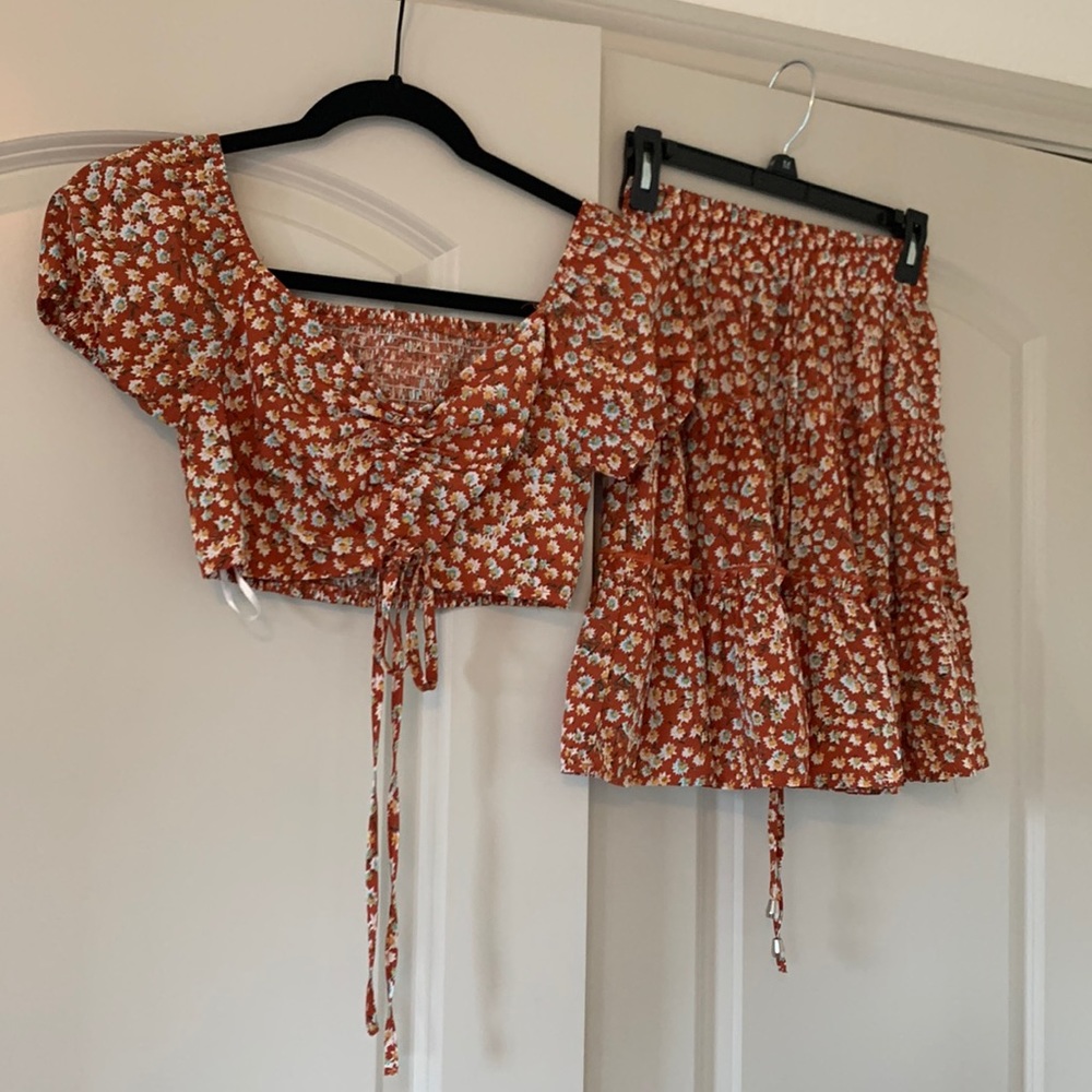 Short sleeve matching set